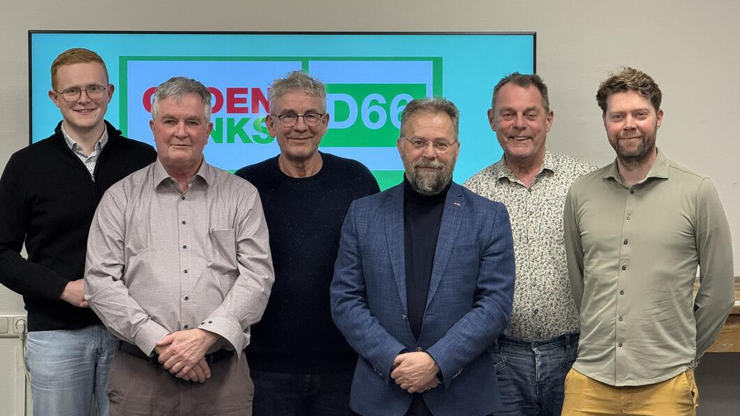 Ruben Plomp, Harte Hartlief, René de Klein, Gaby Thijssen, Ale Luinstra, Peter Philips.